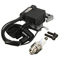 Forspero Set Mini Moto Bobina Bujías Tornillos De Encendido para ATV Motocicleta Dirt Bike 49Cc 47Cc
